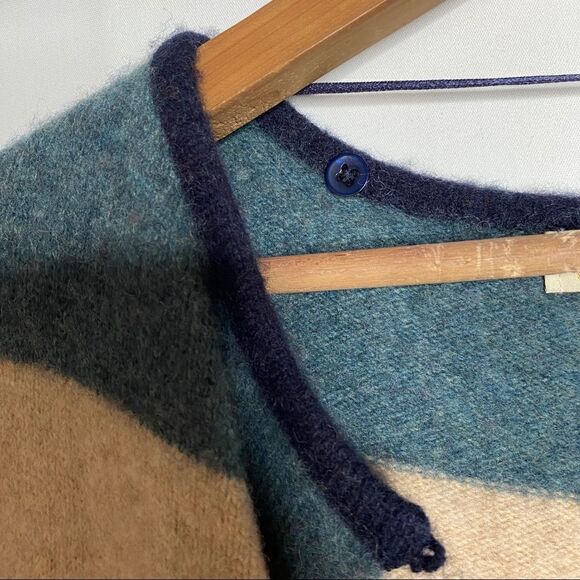 Monsoon Multicolor Striped Lambswool Sweater Cardigan - Picture 7 of 9